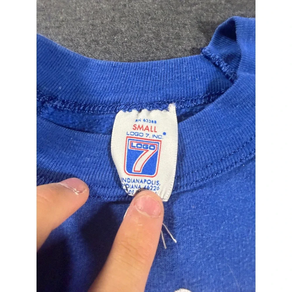 Vintage 1987 Denver Broncos AFC Champions Super Bowl XXII Logo 7 Sweatshirt S